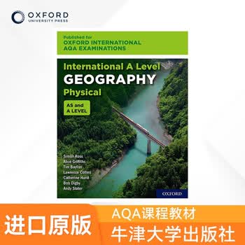 牛津AQA国际考试教程 AS&A级自然地理 原版进口图书教材牛津大学出版社