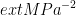 ext{MPa}^{-2}